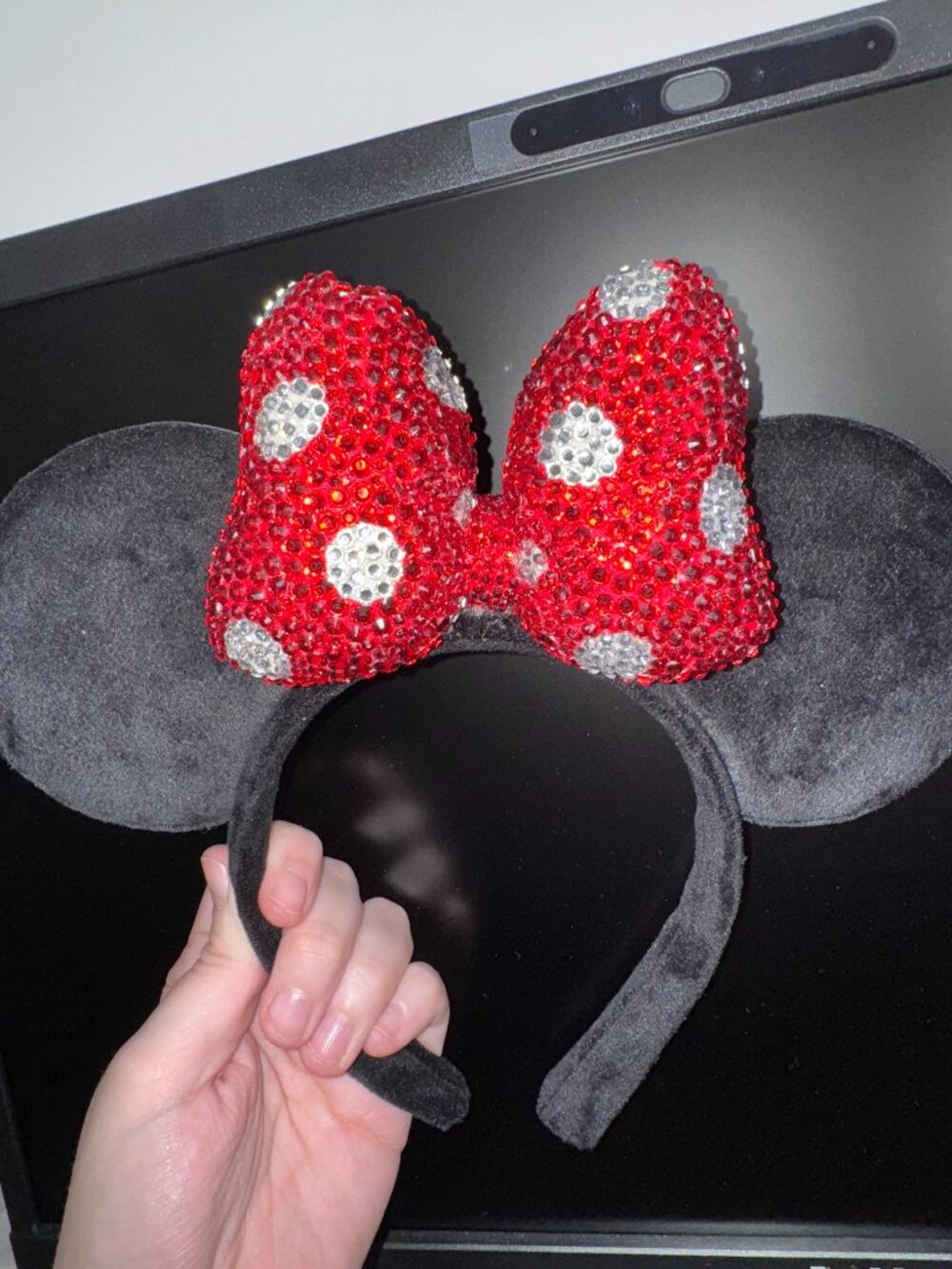 Custom Rhinestoned Disney Mouse Ears